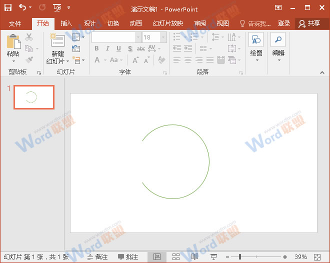 选中需要删除多余的顶点,得到缺口圆形